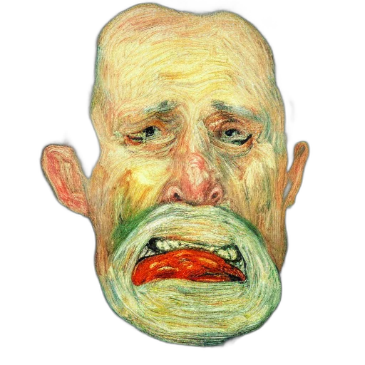 face, mask, creature, food transparent PNG cut-out