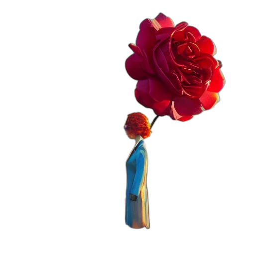 flower, bottle, jewelry, staff transparent PNG cut-out
