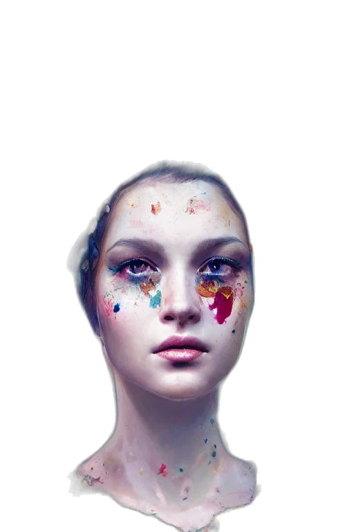 face, mask, crown, jewelry transparent PNG cut-out