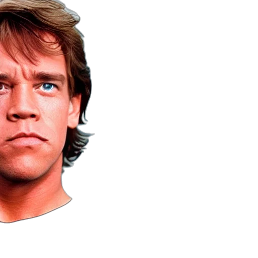 face, hair, photorealistic, pixel art transparent PNG cut-out