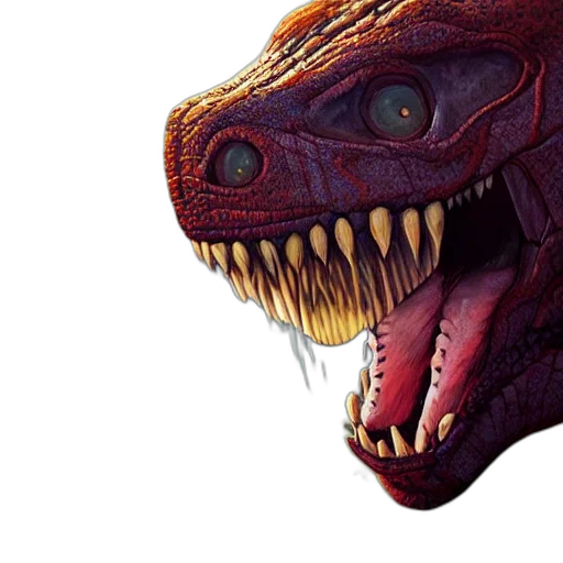 dragon, creature, animal, face transparent PNG cut-out