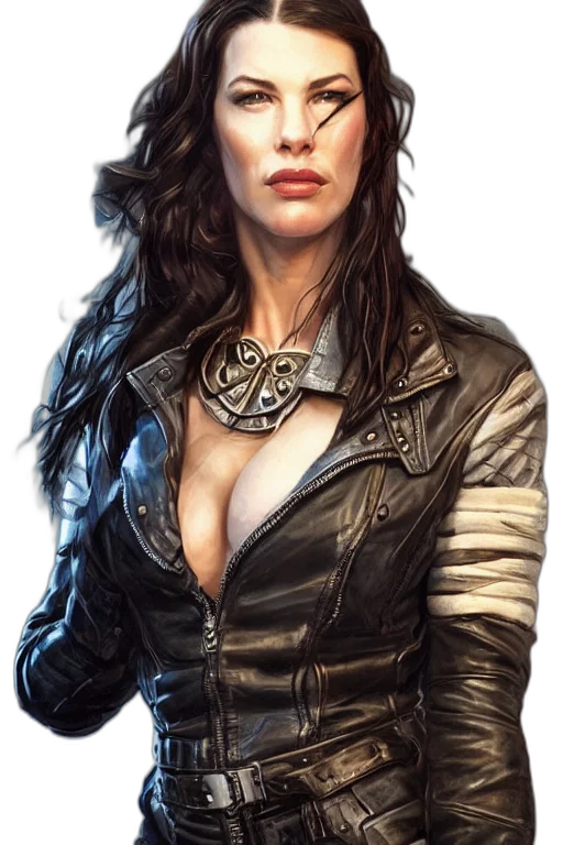jacket, jewelry, face, fantasy art transparent PNG cut-out