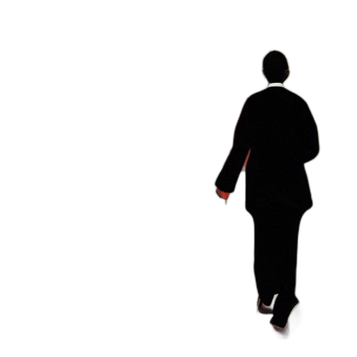 staff, jacket, face, 3d render transparent PNG cut-out