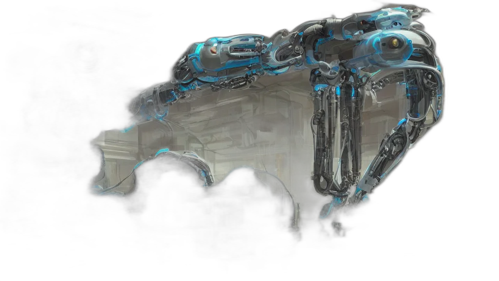 robot, creature, dragon, weapon transparent PNG cut-out