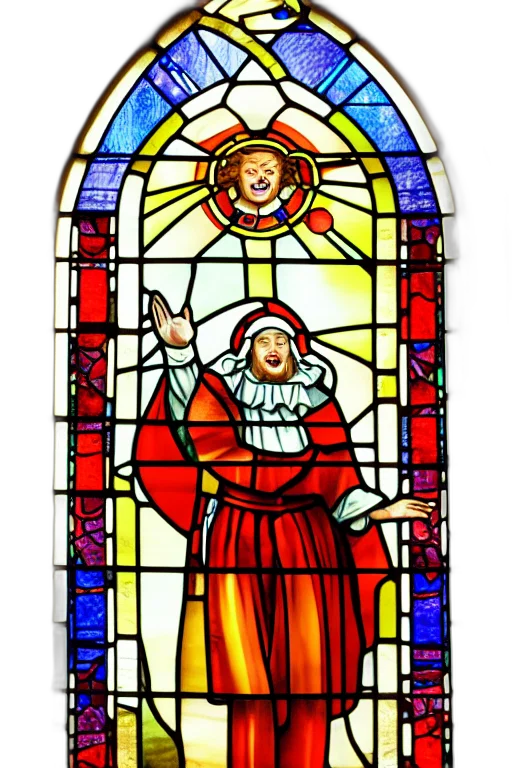 church, stained, glass, window transparent PNG cut-out