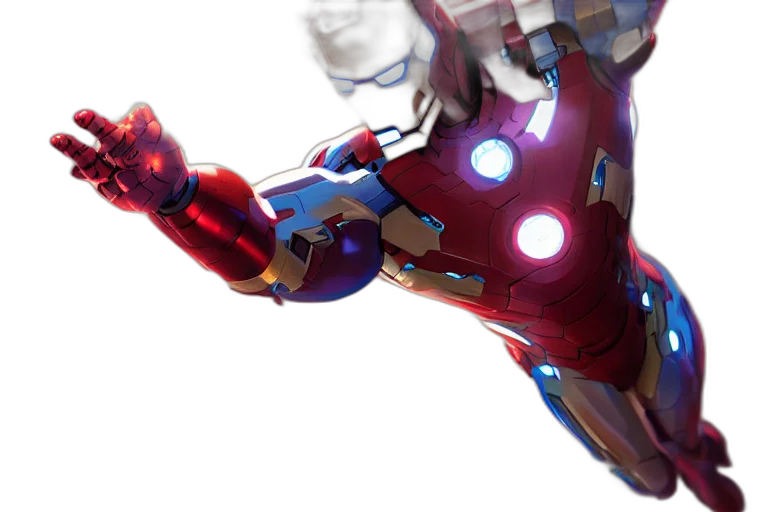 robot, weapon, 3d render, concept art transparent PNG cut-out