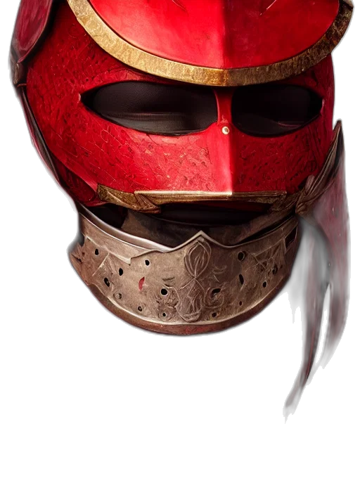 mask, face, crown, weapon transparent PNG cut-out
