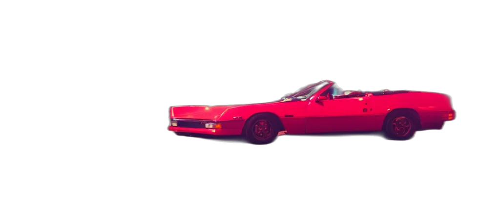 car, weapon, animal, vaporwave transparent PNG cut-out