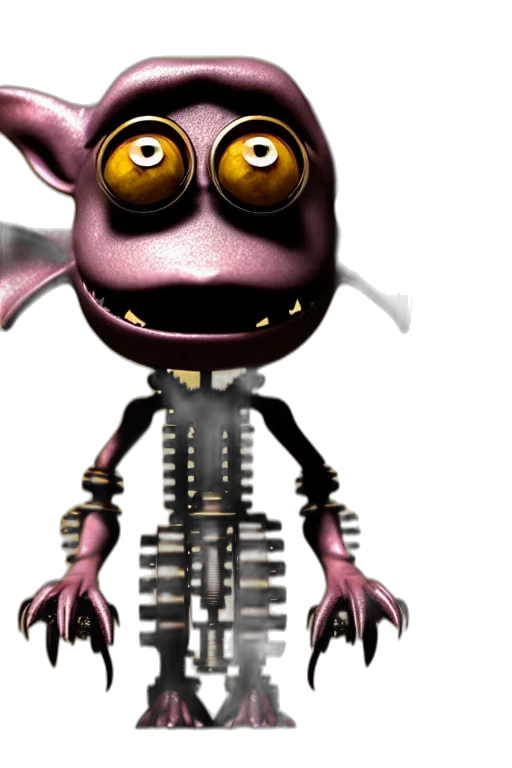 robot, creature, animal, staff transparent PNG cut-out