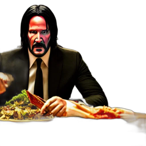 food, concept art, comic book art, pixel art transparent PNG cut-out
