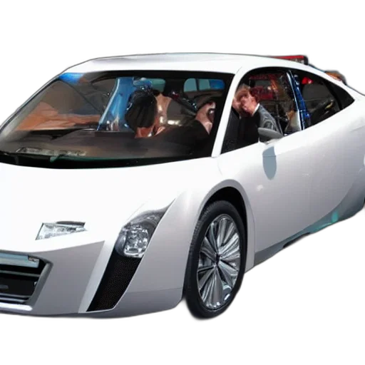 car, robot, 3d render, concept art transparent PNG cut-out