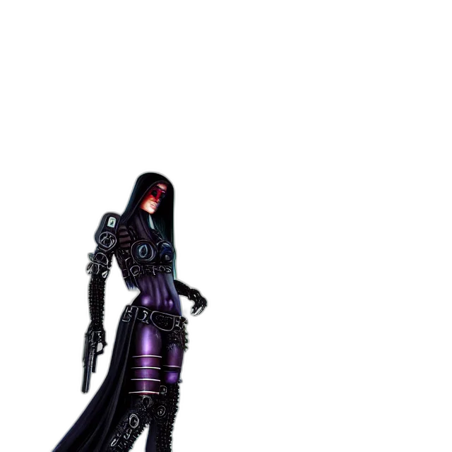 dress, robot, sword, weapon transparent PNG cut-out