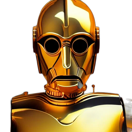robot, mask, face, 3d render transparent PNG cut-out