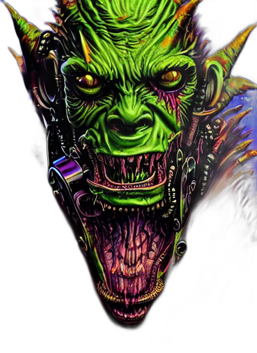 mask, face, creature, staff transparent PNG cut-out