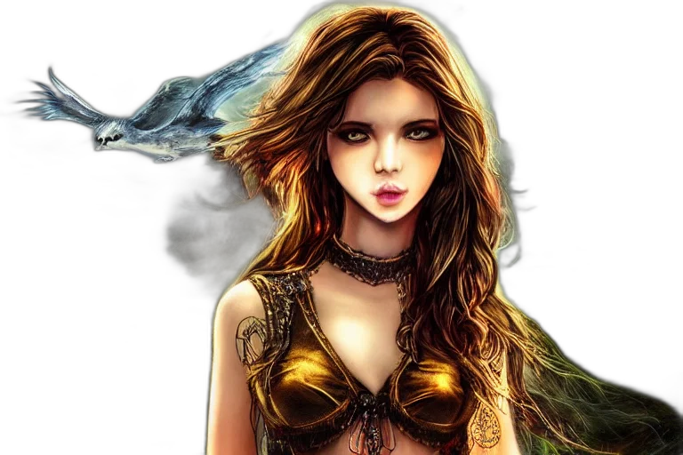 dragon, fantasy art, comic book art, photorealistic transparent PNG cut-out