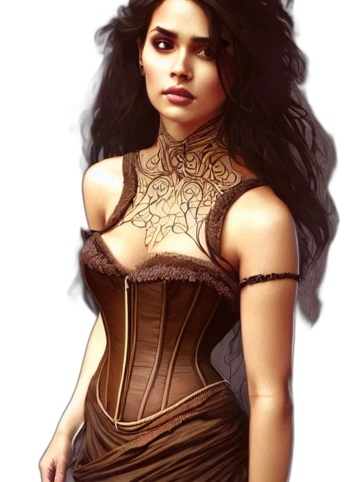 dress, jewelry, fantasy art, comic book art transparent PNG cut-out