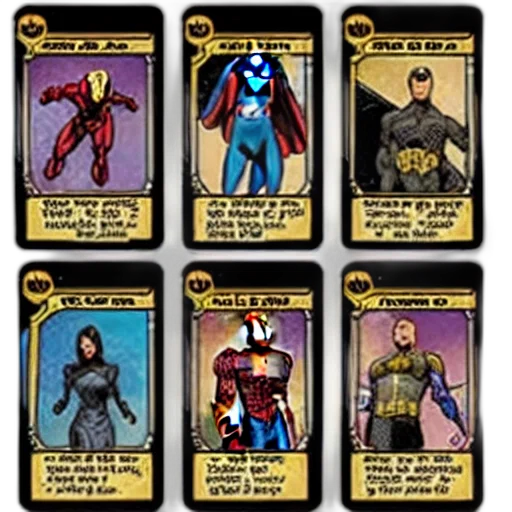 comic book art, concept art, trading, card transparent PNG cut-out