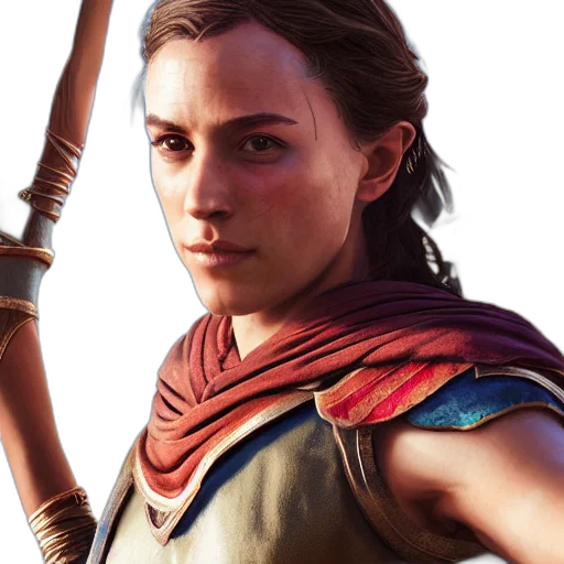 face, staff, sword, concept art transparent PNG cut-out