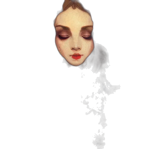 mask, face, creature, crown transparent PNG cut-out