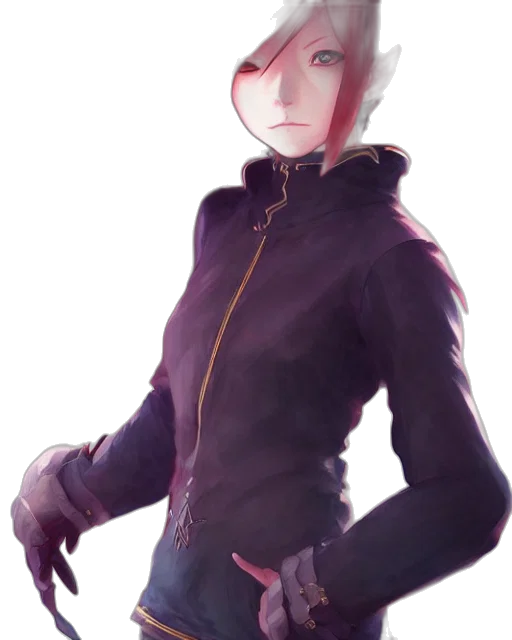 jacket, staff, face, mask transparent PNG cut-out