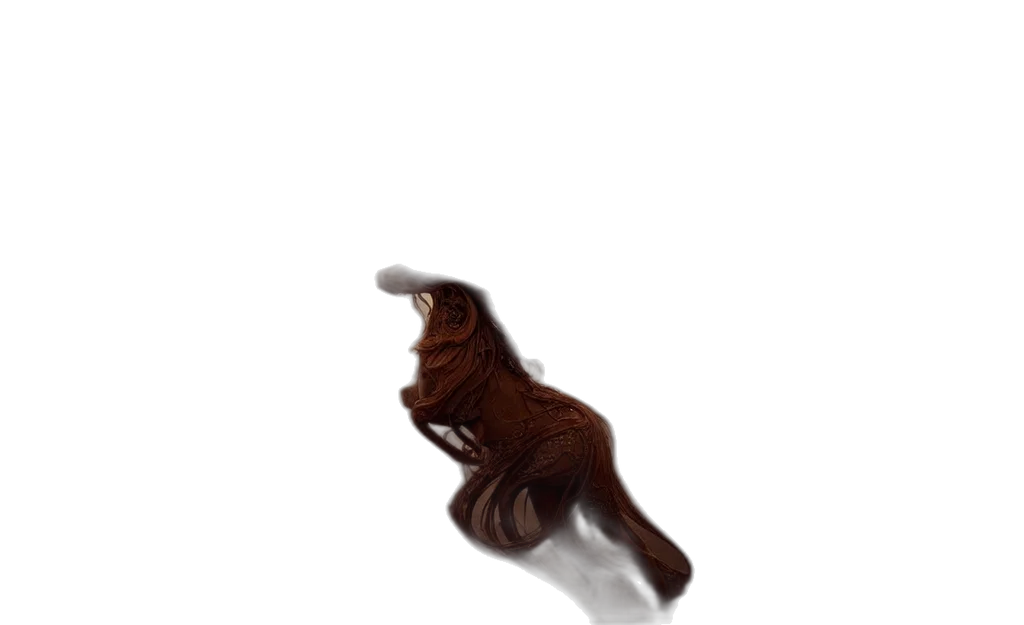 hair, creature, animal, staff transparent PNG cut-out