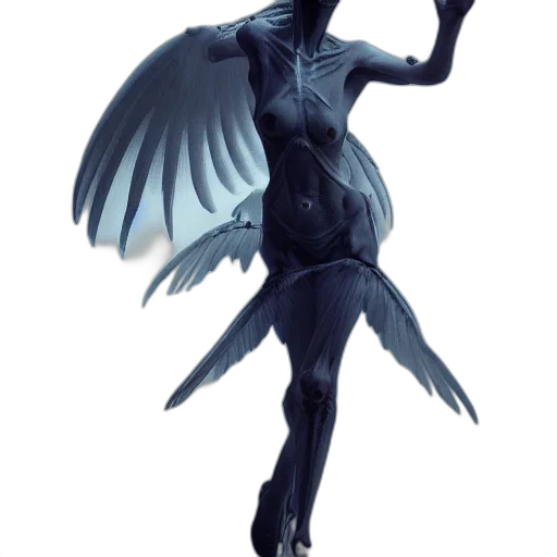 creature, staff, dress, concept art transparent PNG cut-out