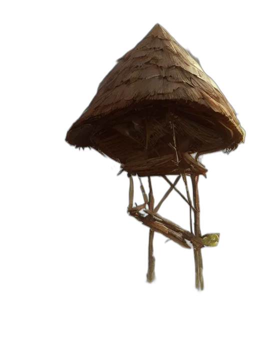 umbrella, hat, staff, weapon transparent PNG cut-out