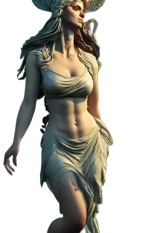 dress, fantasy art, concept art, 3d render transparent PNG cut-out