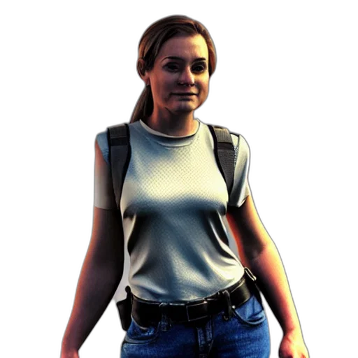jacket, staff, concept art, 3d render transparent PNG cut-out