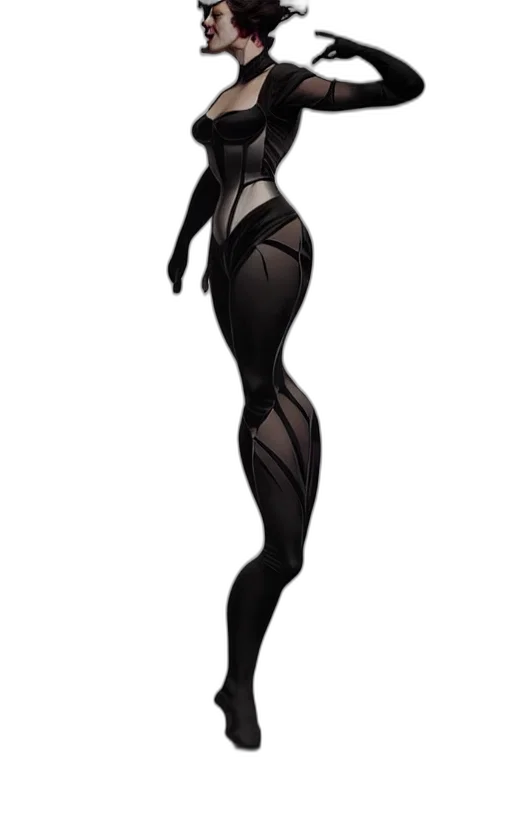 dress, staff, creature, concept art transparent PNG cut-out