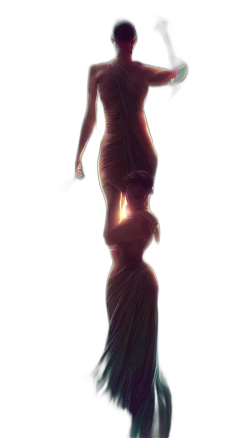 dress, staff, jewelry, crown transparent PNG cut-out