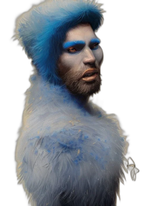 creature, animal, face, hair transparent PNG cut-out