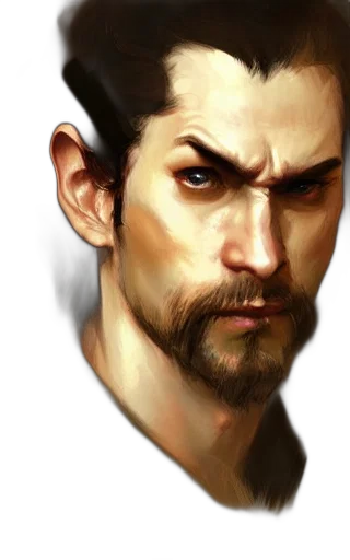 face, photorealistic, fantasy art, concept art transparent PNG cut-out