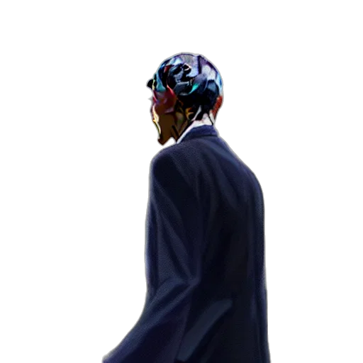robot, jacket, mask, face transparent PNG cut-out
