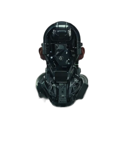 robot, mask, face, weapon transparent PNG cut-out