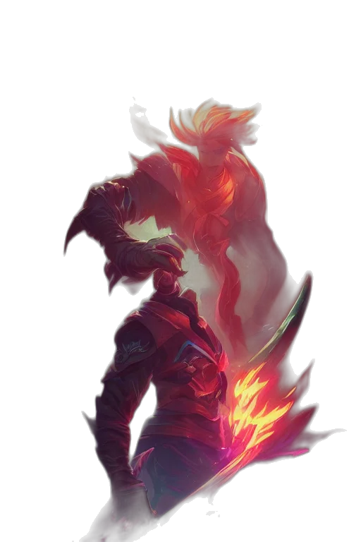 dragon, mask, staff, weapon transparent PNG cut-out