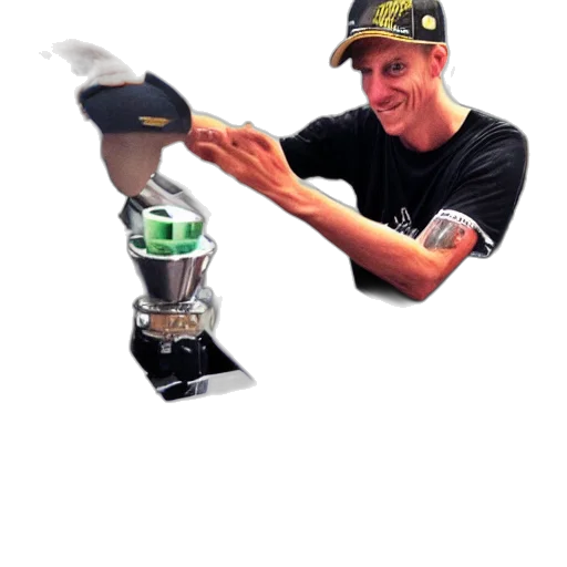 staff, robot, weapon, hat transparent PNG cut-out