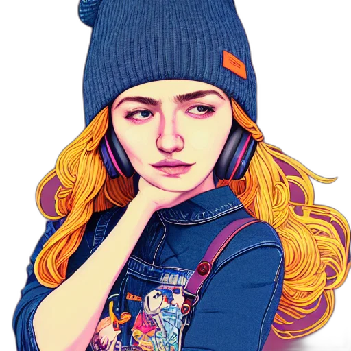 face, hat, jacket, mask transparent PNG cut-out