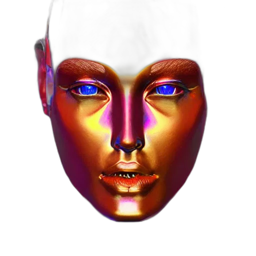 mask, face, robot, jewelry transparent PNG cut-out