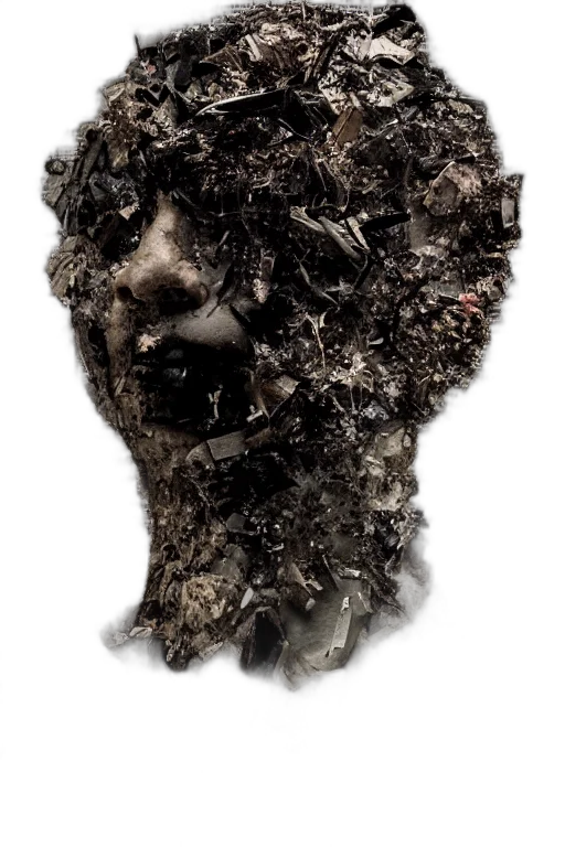 mask, face, hair, crown transparent PNG cut-out