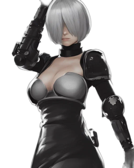 robot, weapon, dress, jacket transparent PNG cut-out