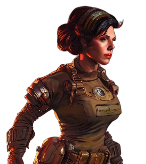 concept art, comic book art, fantasy art, cyberpunk transparent PNG cut-out