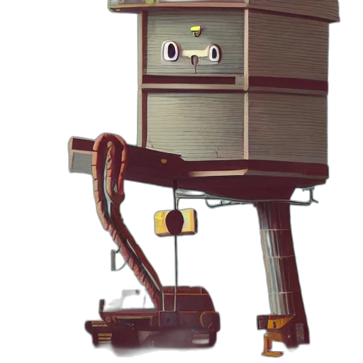 robot, furniture, staff, weapon transparent PNG cut-out