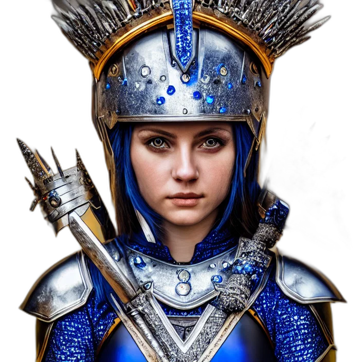 crown, sword, staff, face transparent PNG cut-out