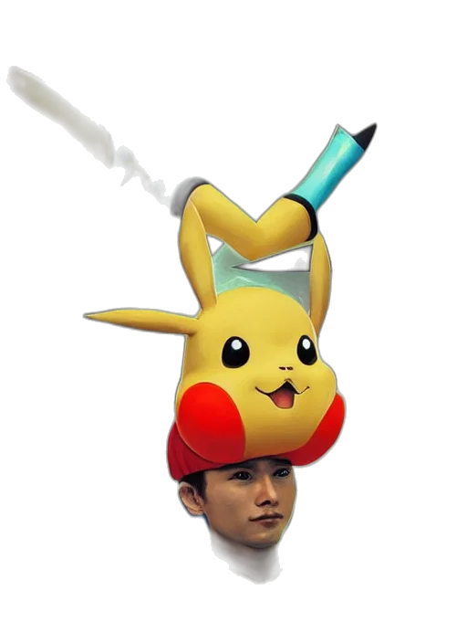 hat, staff, weapon, animal transparent PNG cut-out