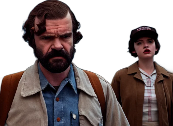 film, still, jim, hopper transparent PNG cut-out