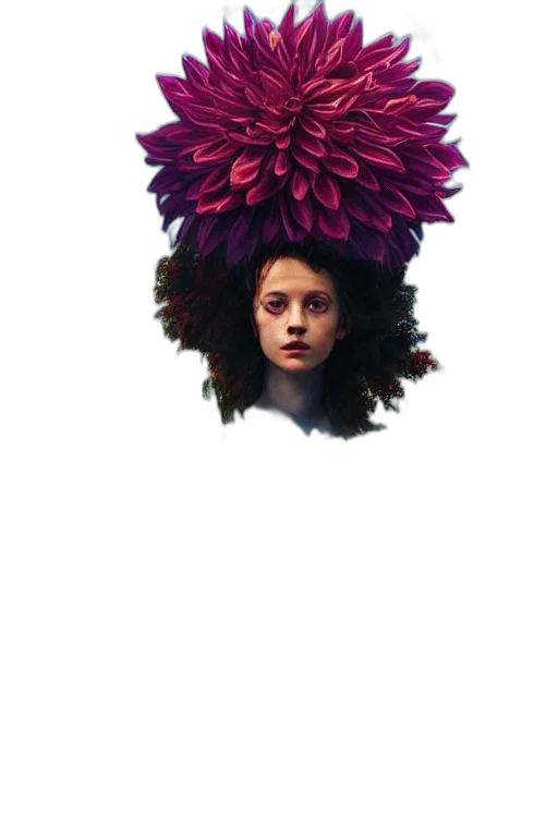 crown, hat, hair, flower transparent PNG cut-out