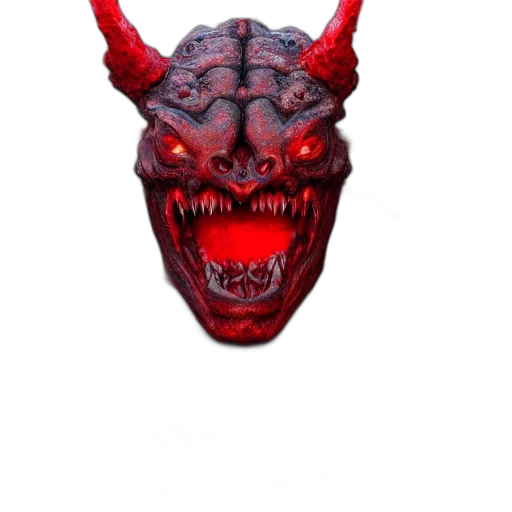 mask, dragon, creature, face transparent PNG cut-out