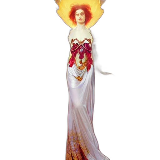 dress, crown, concept art, fantasy art transparent PNG cut-out