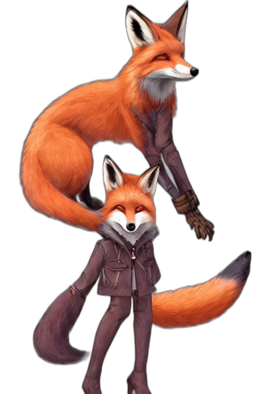 animal, staff, jacket, weapon transparent PNG cut-out